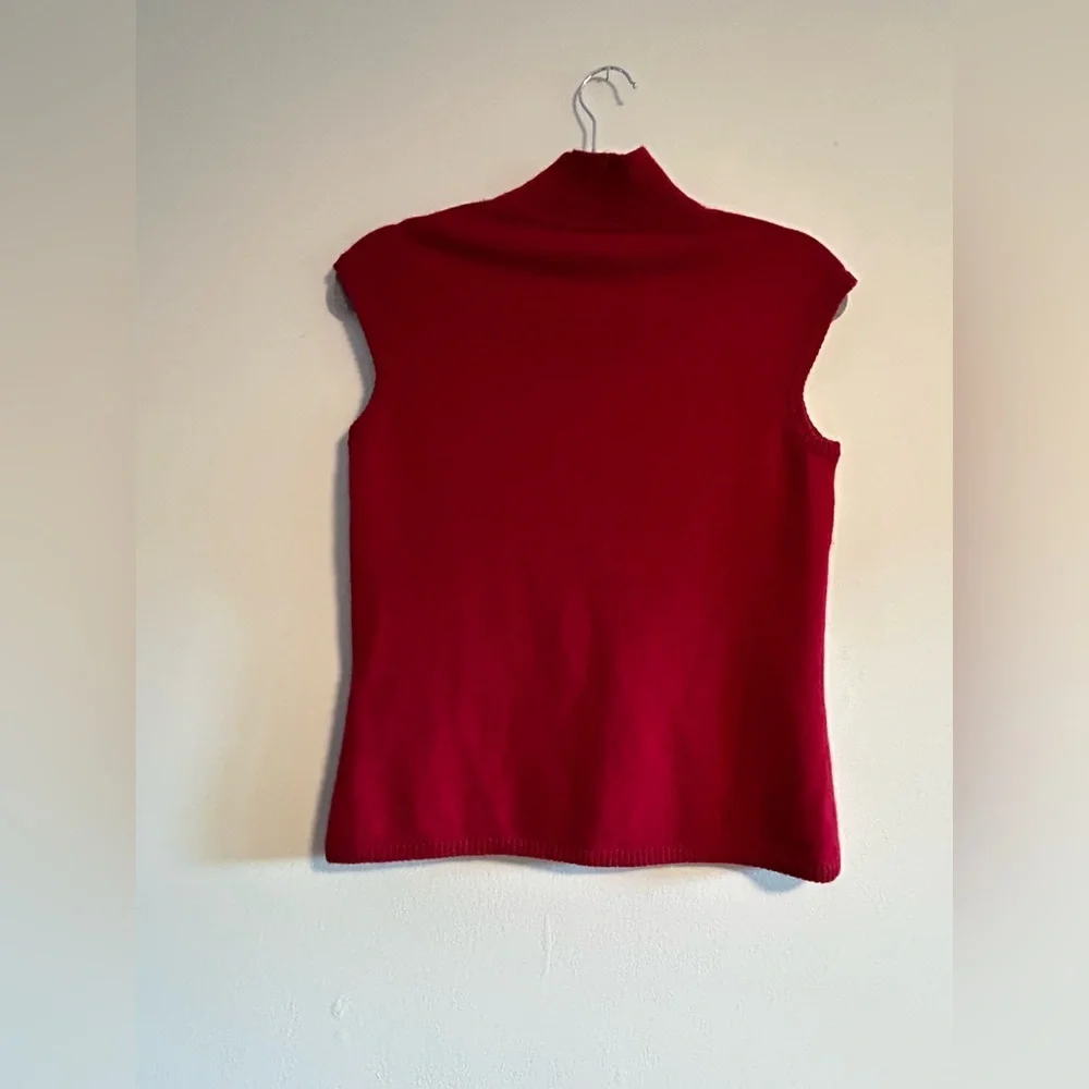 Daniel Bishop 100% Cashmere Red Twin Set size M